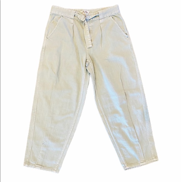 FREE PEOPLE Paloma High-Rise Slouchy Jeans Mint - Picture 4 of 13